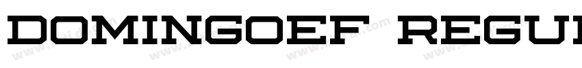 DomingoEF Regular字体转换
